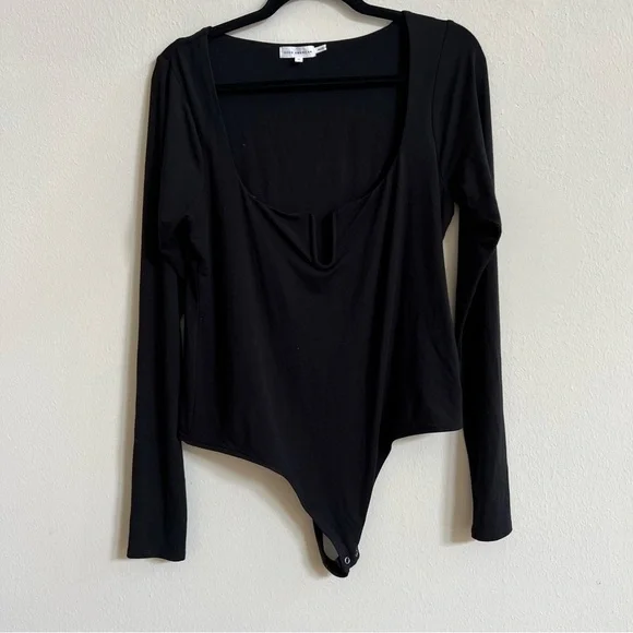 Good American Stretch Jersey U Ring Bodysuit - Picture 3 of 5